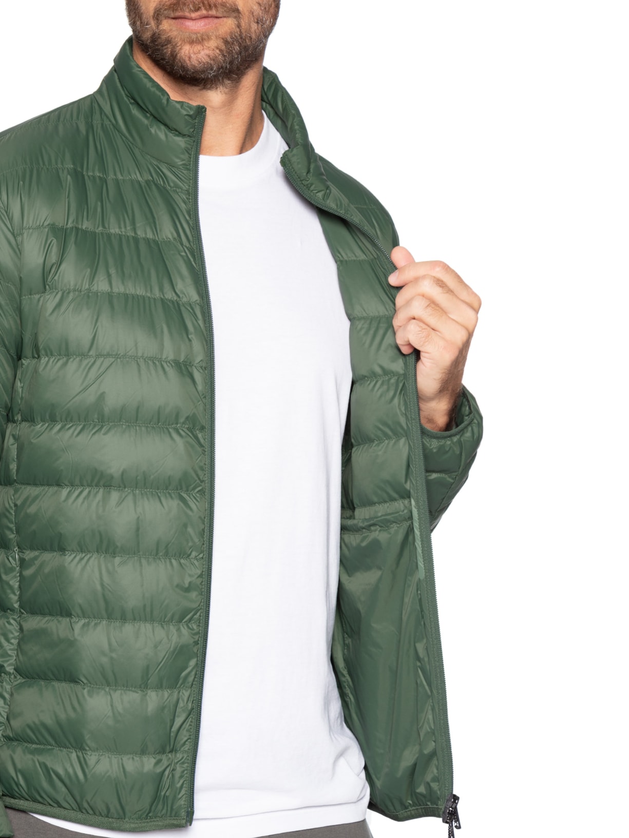 Jaqueta Masculina Puffer Verde Ea7 Emporio Armani