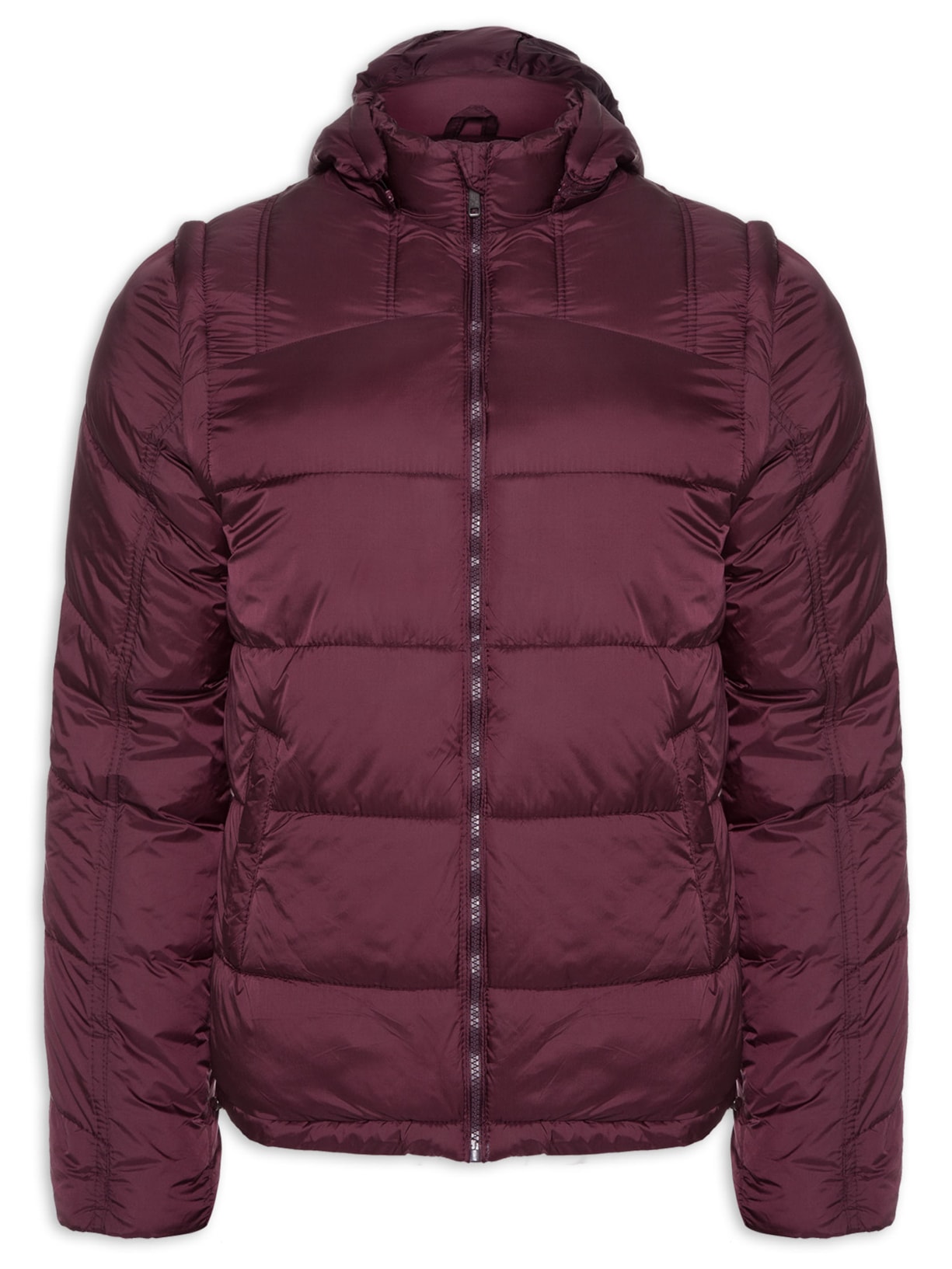 Jaqueta Masculina Puffer - Vinho