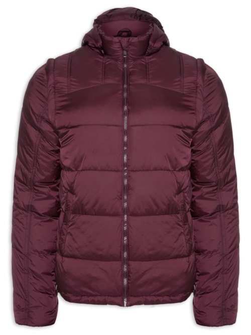 Jaqueta Masculina Puffer - Vinho