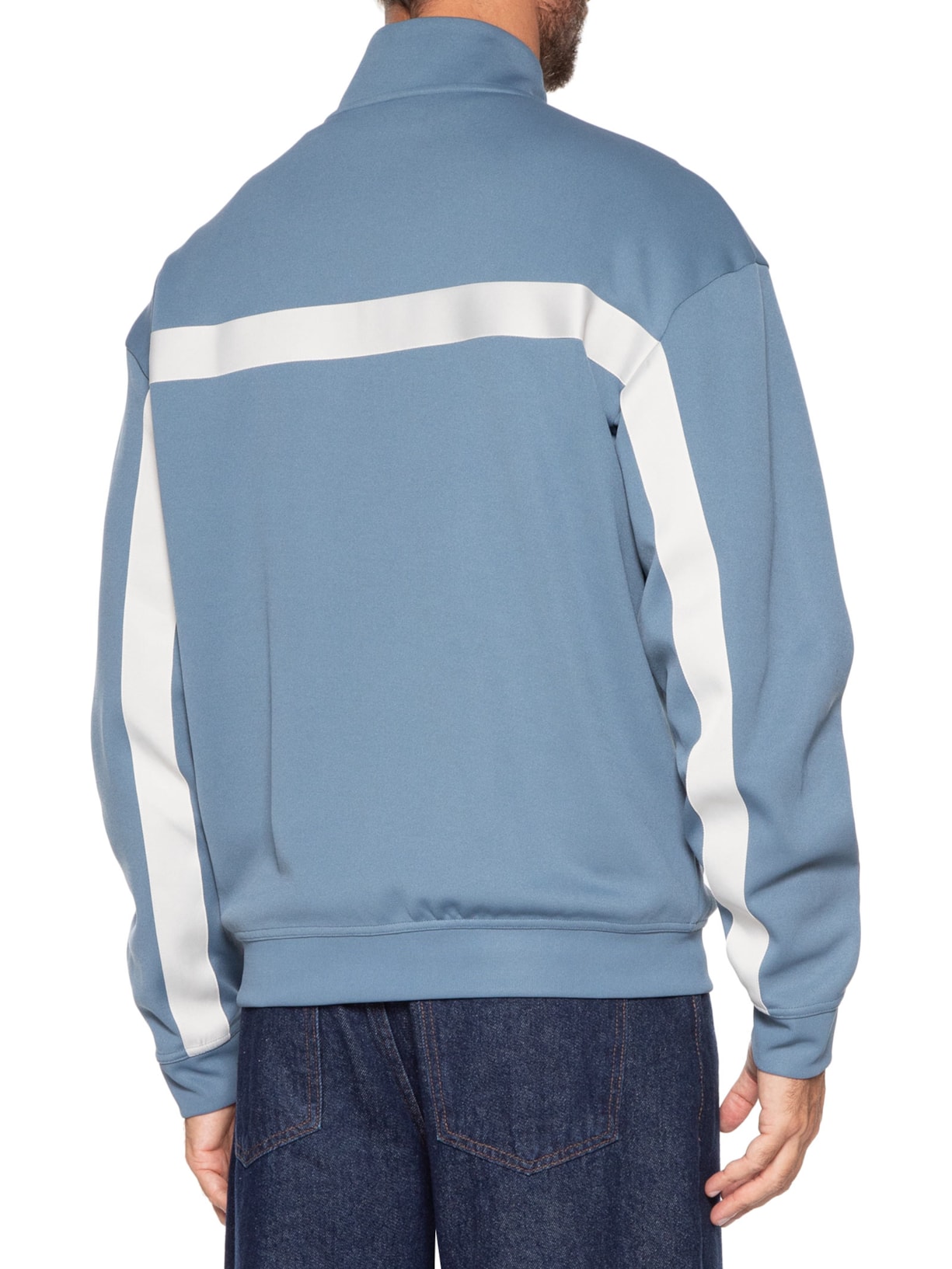 Jaqueta Masculina Relaxed- Fit Chevron Tape Darti Azul Hugo