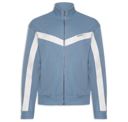 Jaqueta Masculina Relaxed- Fit Chevron Tape Darti - Azul