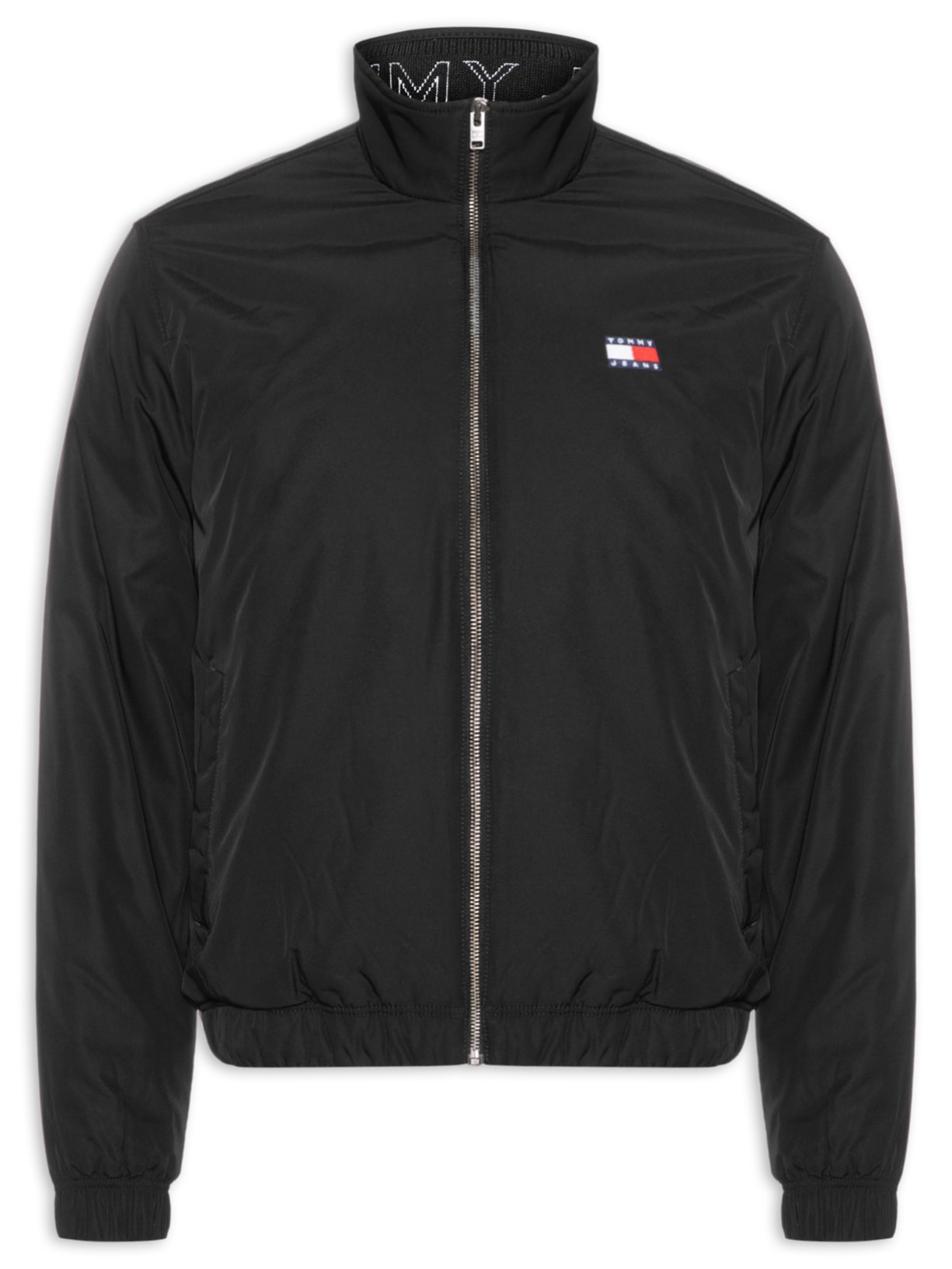 Jaqueta Masculina Relaxed Fit Com Logo Interno - Preto