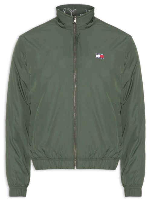 Jaqueta Masculina Relaxed Fit Com Logo Interno - Verde