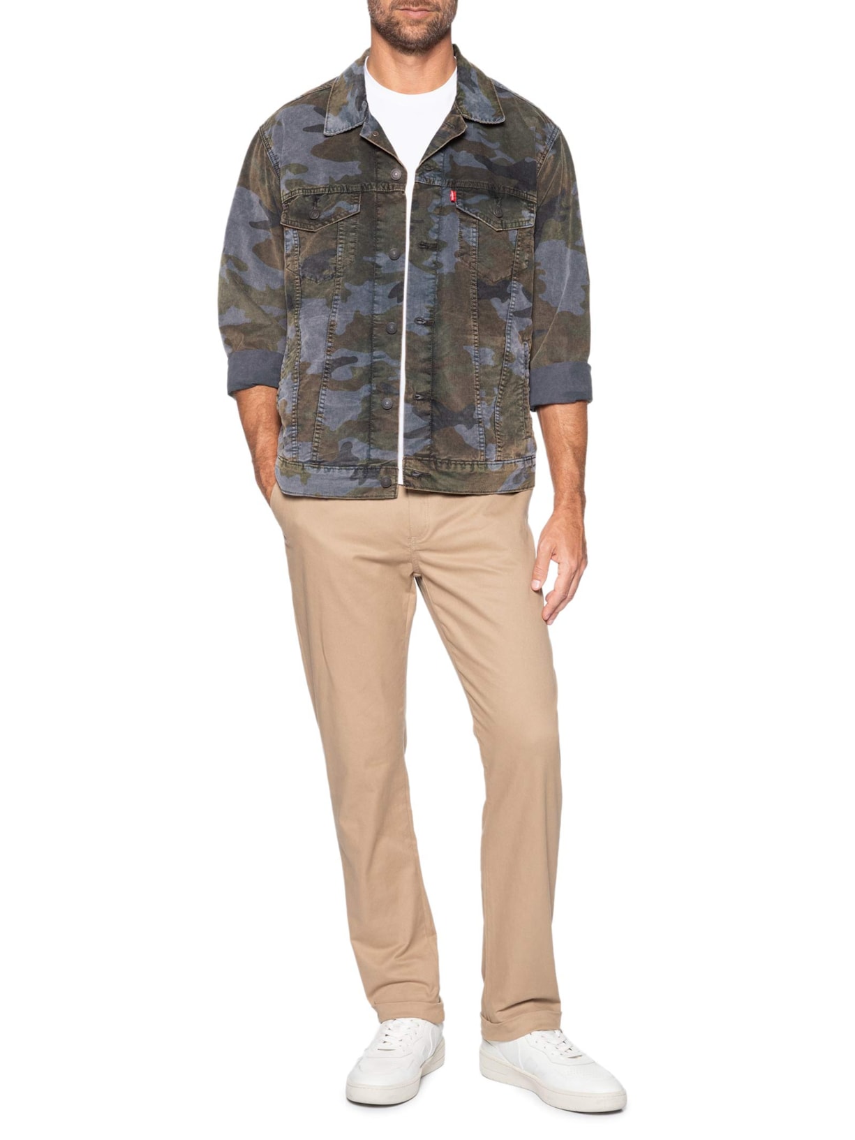 Jaqueta Masculina Relaxed Fit Trucker Azul Levi's