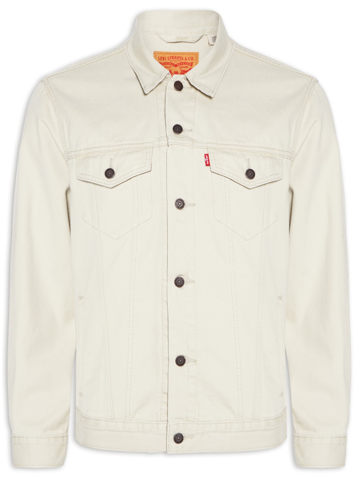 Jaqueta Masculina Relaxed Fit Truker - Bege