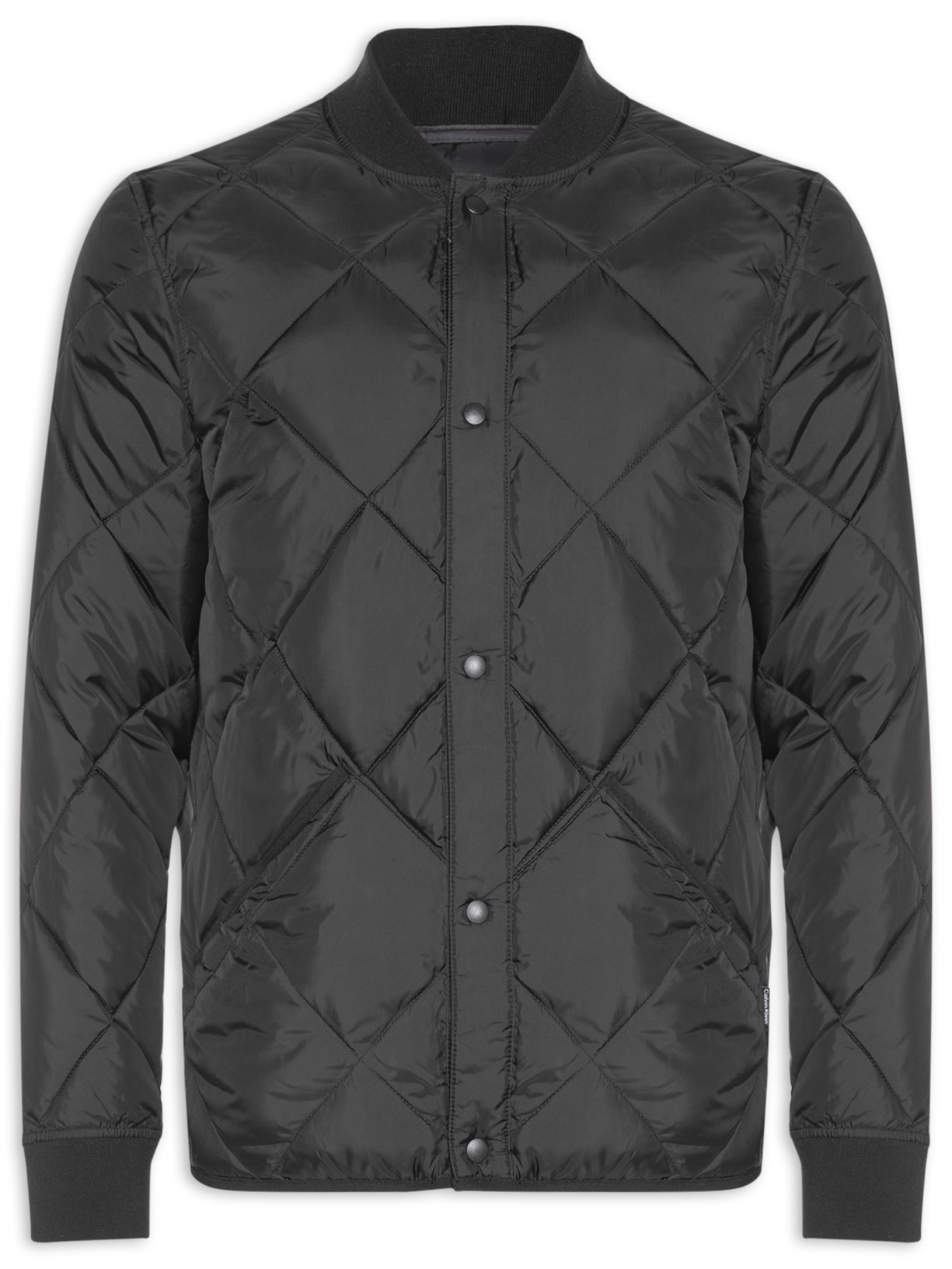 Jaqueta Masculina Reversível com Botões - Preto