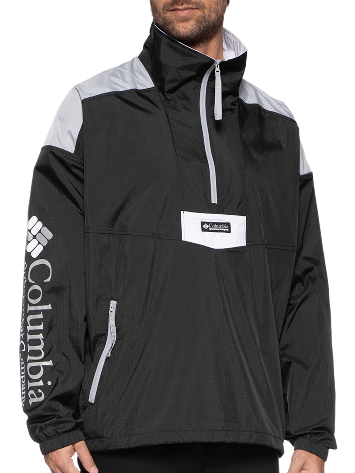 Jaqueta Masculina Riptide™ Anorak Preto Columbia