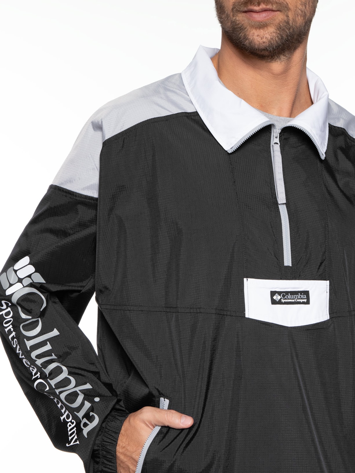 Jaqueta Masculina Riptide™ Anorak Preto Columbia