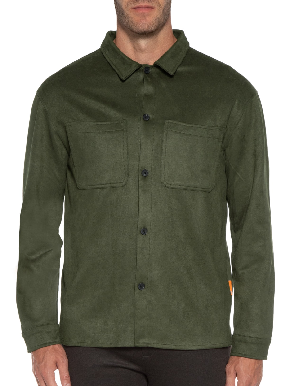 Jaqueta Masculina Shirt Lisa Suede Verde Jab