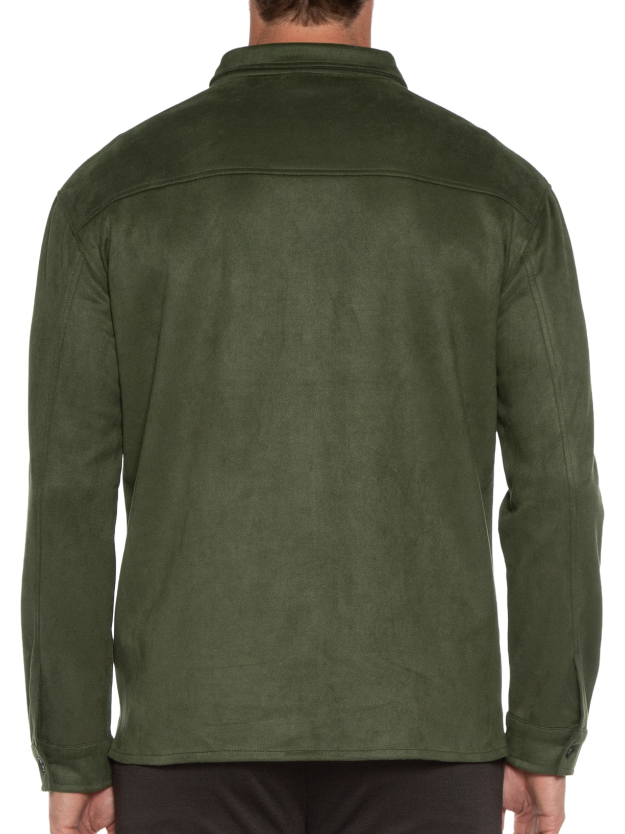 Jaqueta Masculina Shirt Lisa Suede Verde Jab