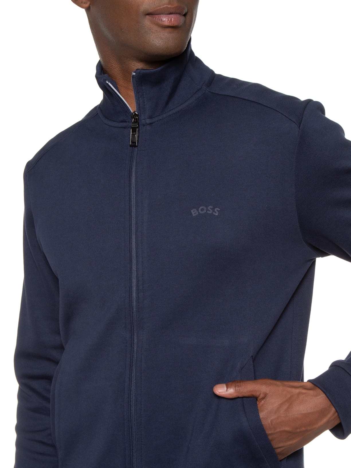 Jaqueta Masculina Skaz Curved Azul Boss