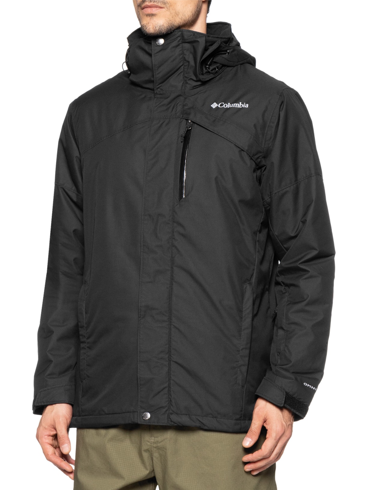 Jaqueta Masculina Ski Last Track II Com Capuz Preto Columbia