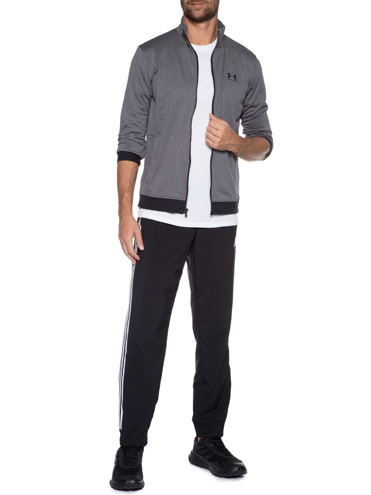 Jaqueta Masculina Sport.trico Jacke Cinza Under Armour