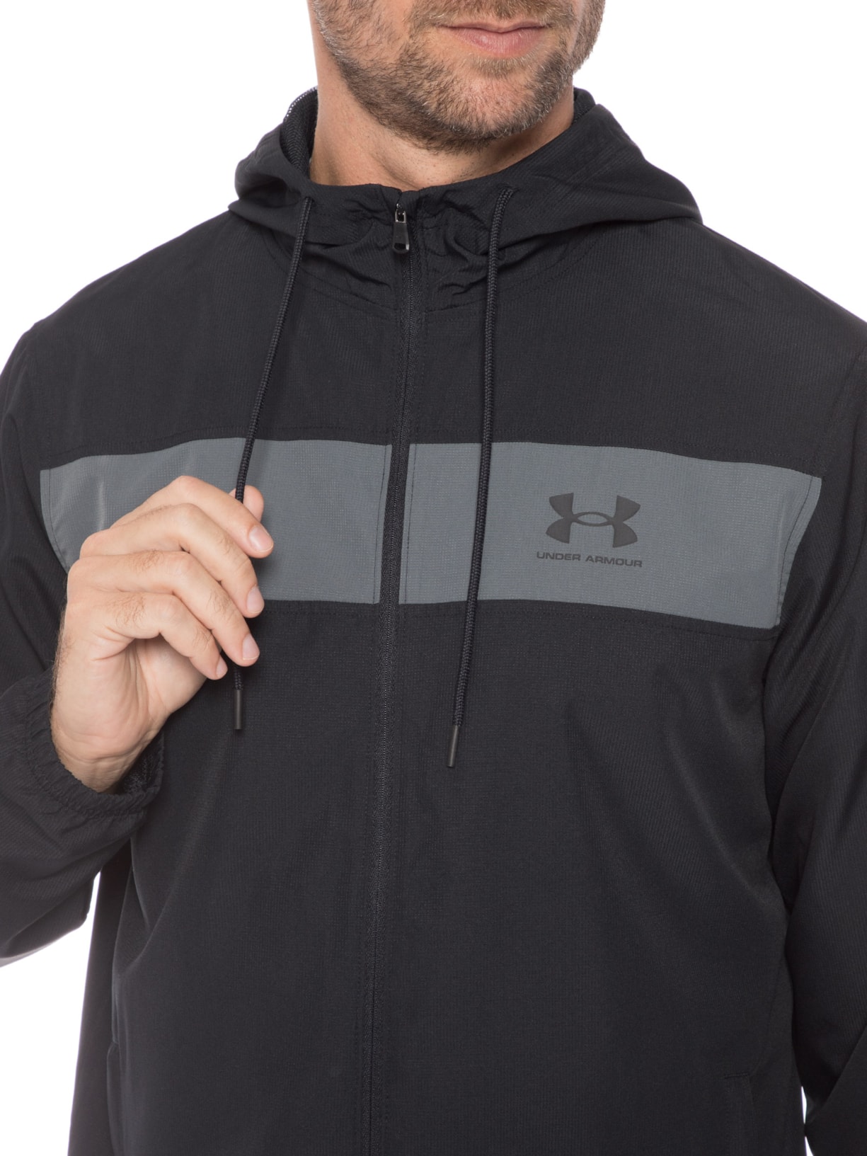 Jaqueta Masculina Sportstyle Windbreaker Preto Under Armour