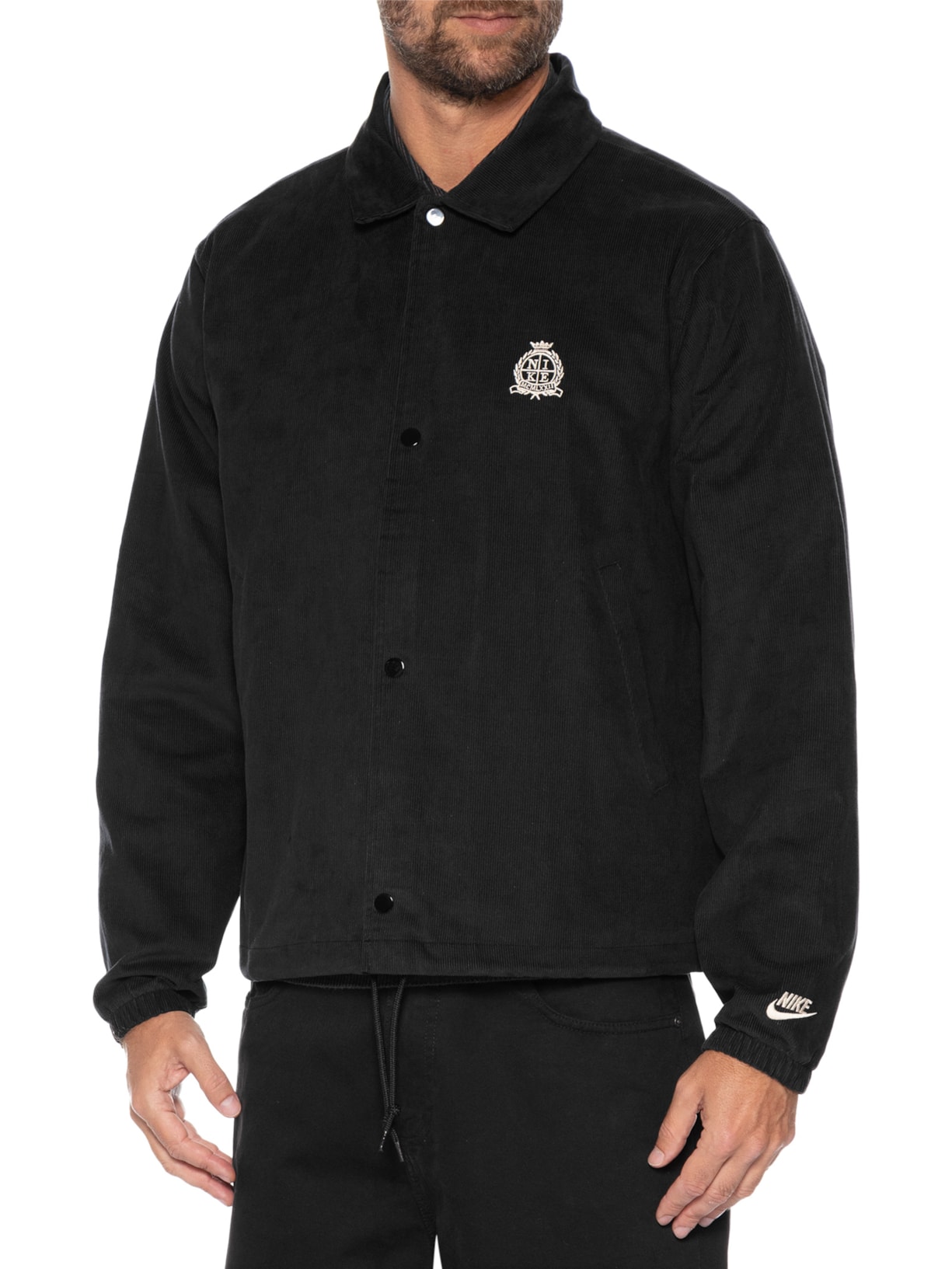 Jaqueta Masculina Sportswear Club Coach Preto Nike