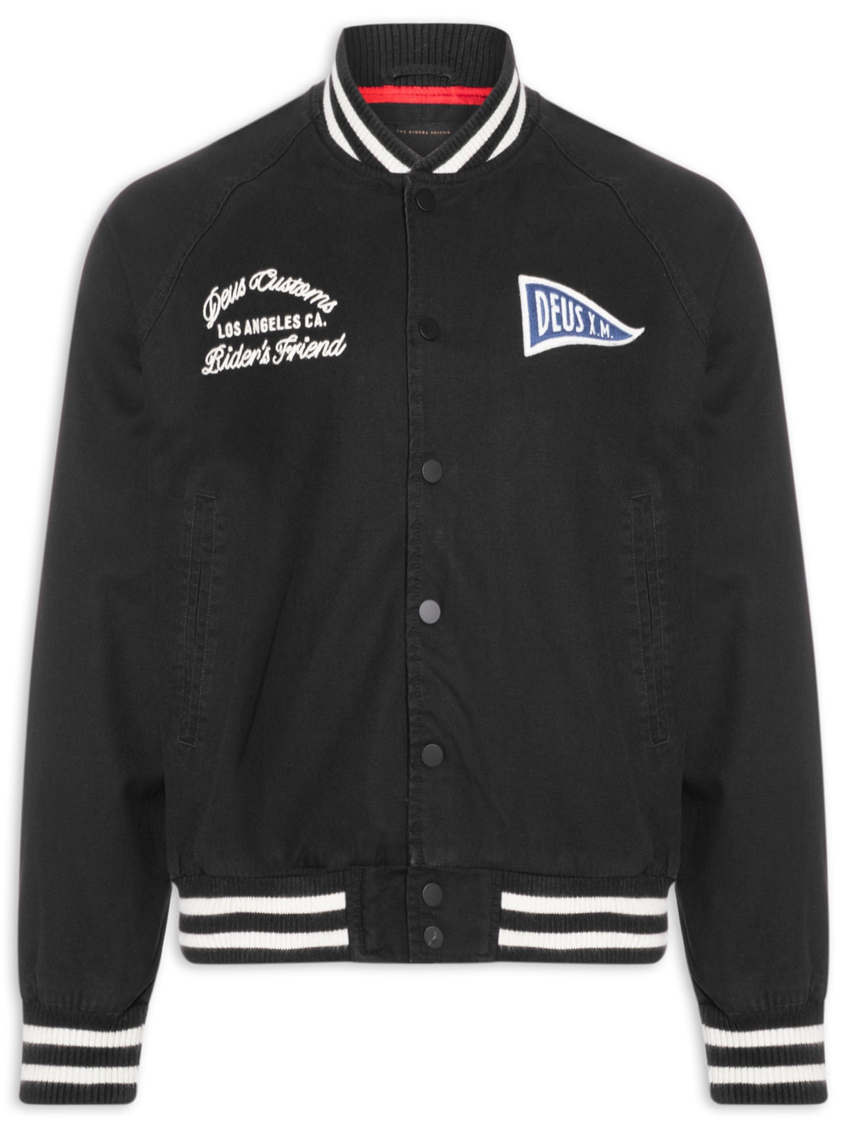 Jaqueta Masculina Stadium Preto Deus Ex Machina