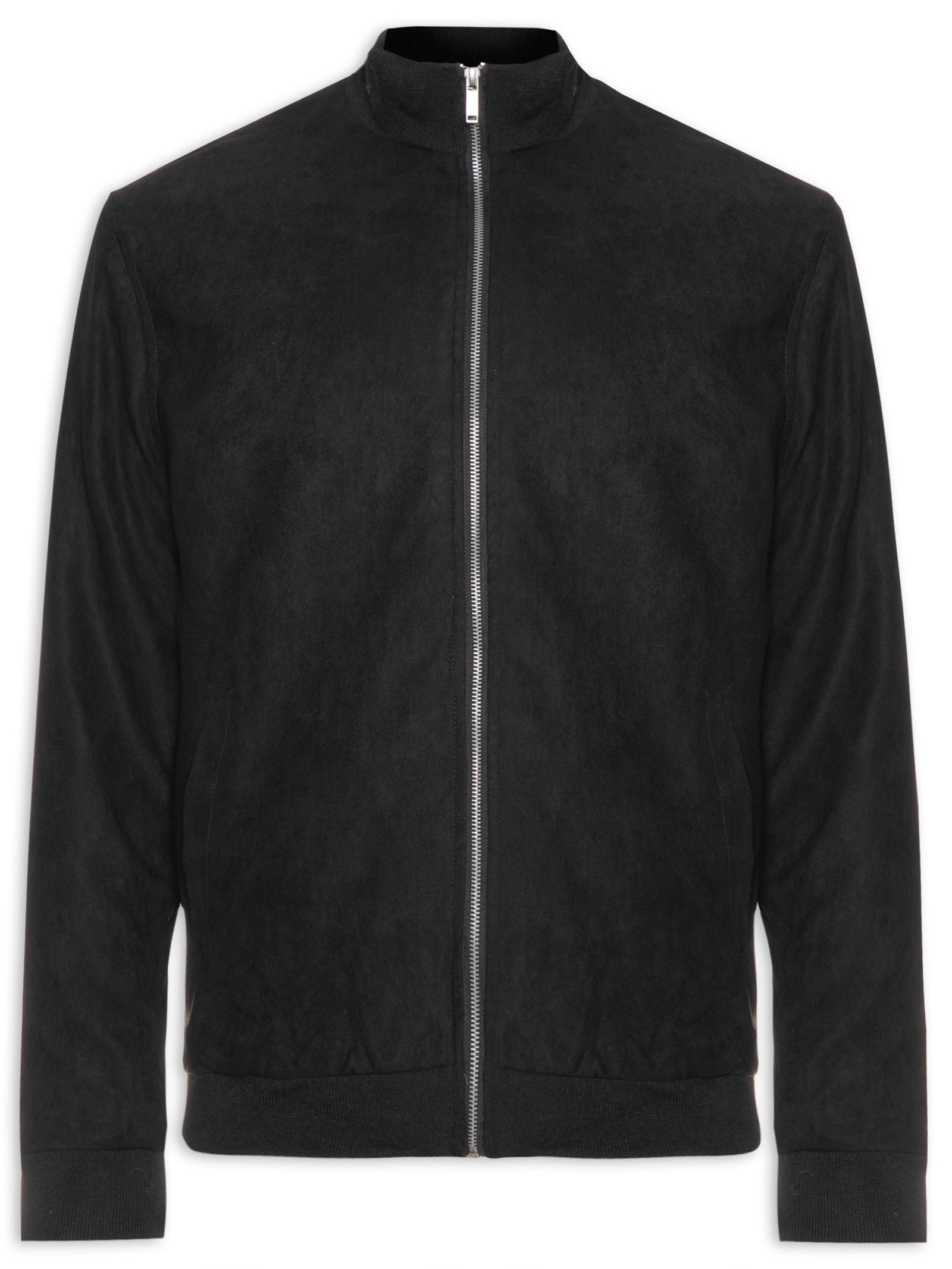 2 Essential - Jaqueta Masculina Suede - Preto