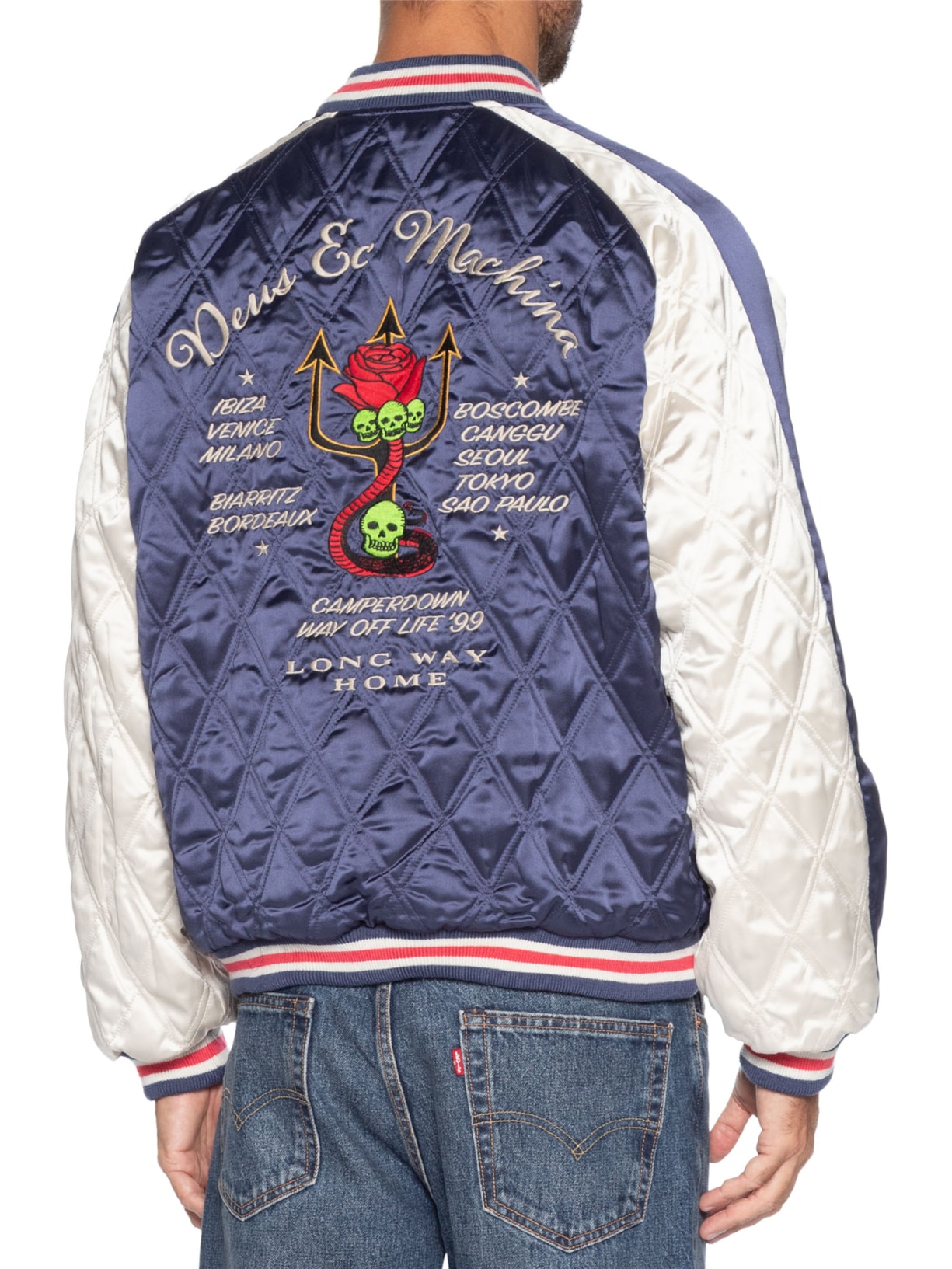 Jaqueta Masculina Suka Reversible Azul Deus Ex Machina