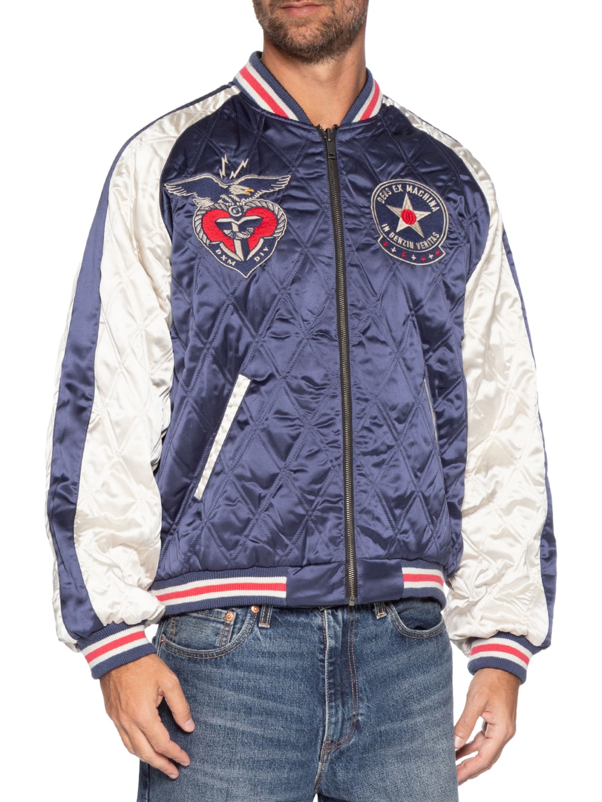 Jaqueta Masculina Suka Reversible Azul Deus Ex Machina