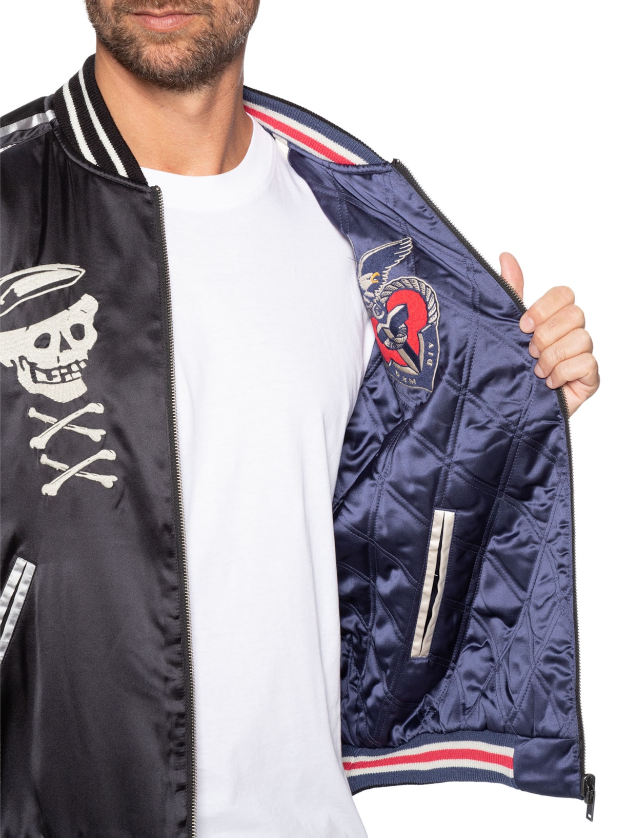 Jaqueta Masculina Suka Reversible Azul Deus Ex Machina