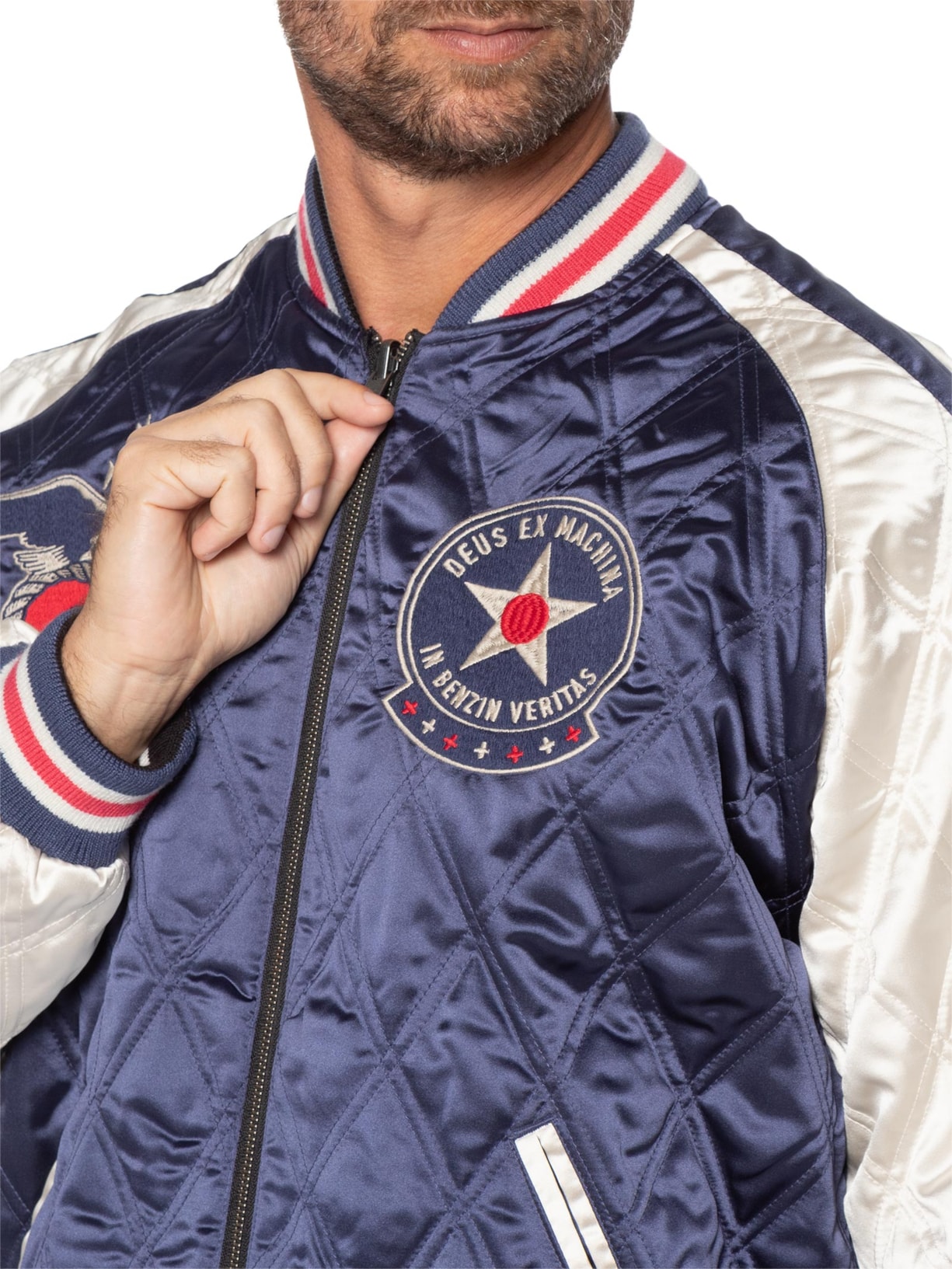 Jaqueta Masculina Suka Reversible Azul Deus Ex Machina
