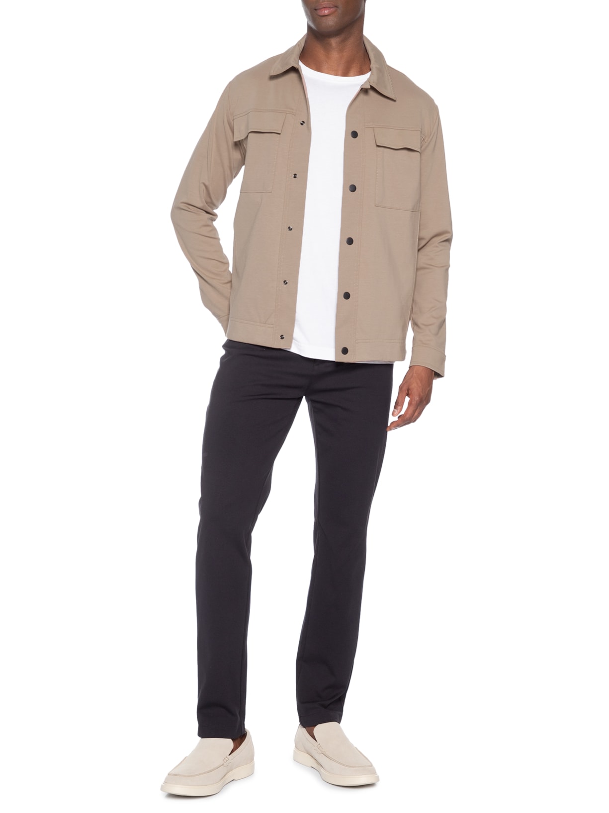 Jaqueta Masculina Tech Traveller Bege Oficina Reserva