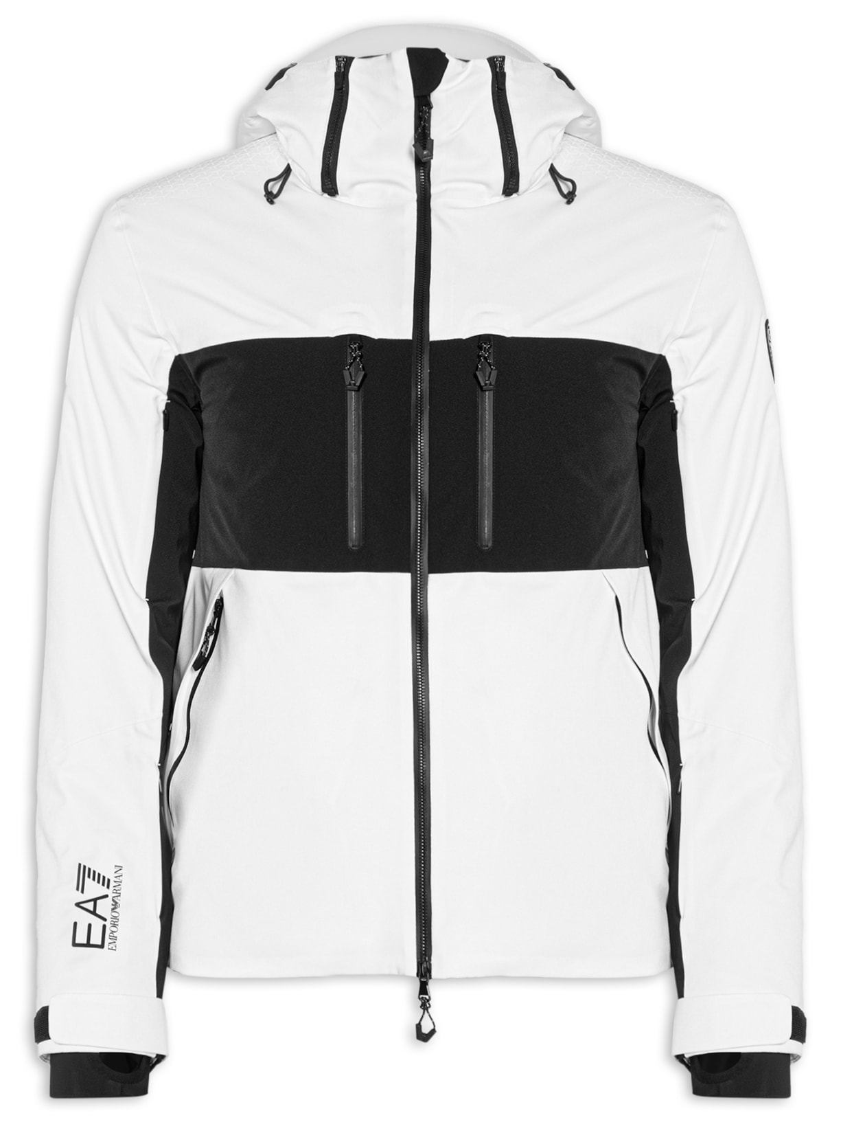 Jaqueta Masculina Technical Ski M Kitzbuhel Protectum7 Colorblock – Preto Ea7 Emporio Armani