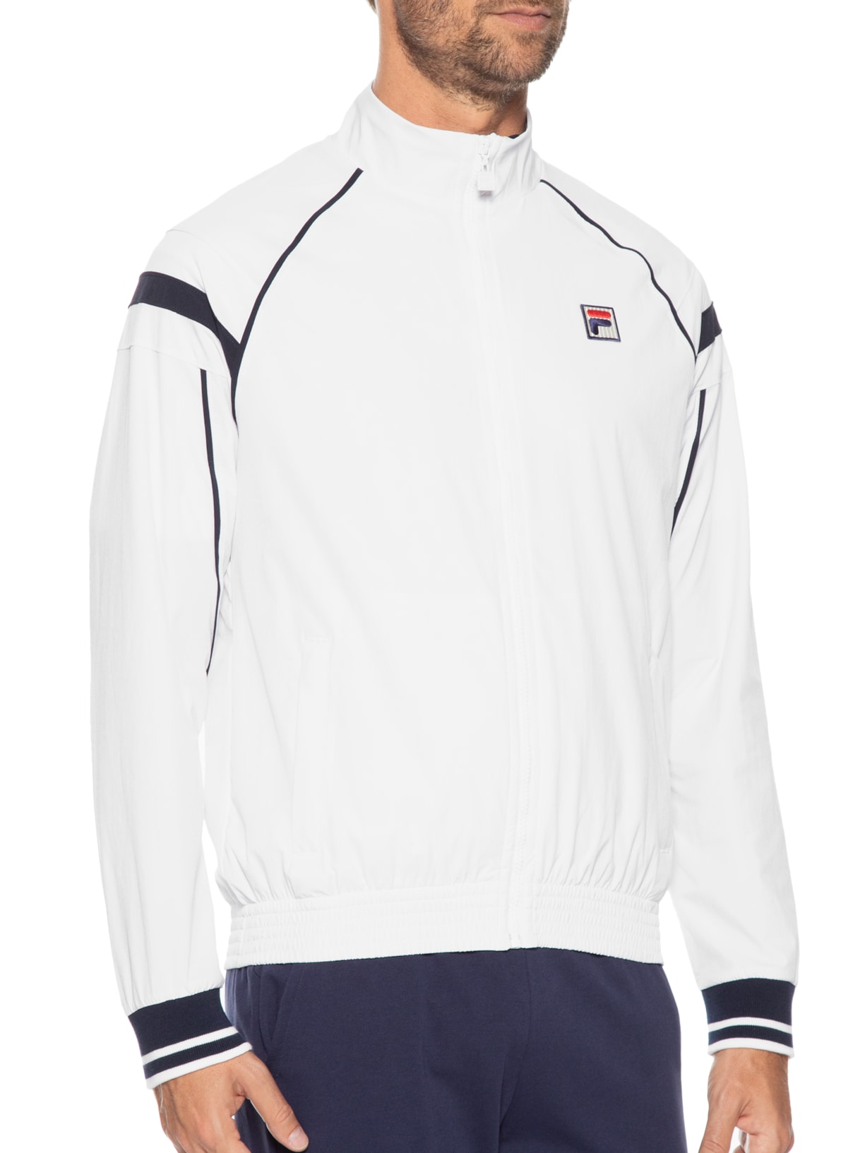 Jaqueta Masculina Tennis Club Branco Fila