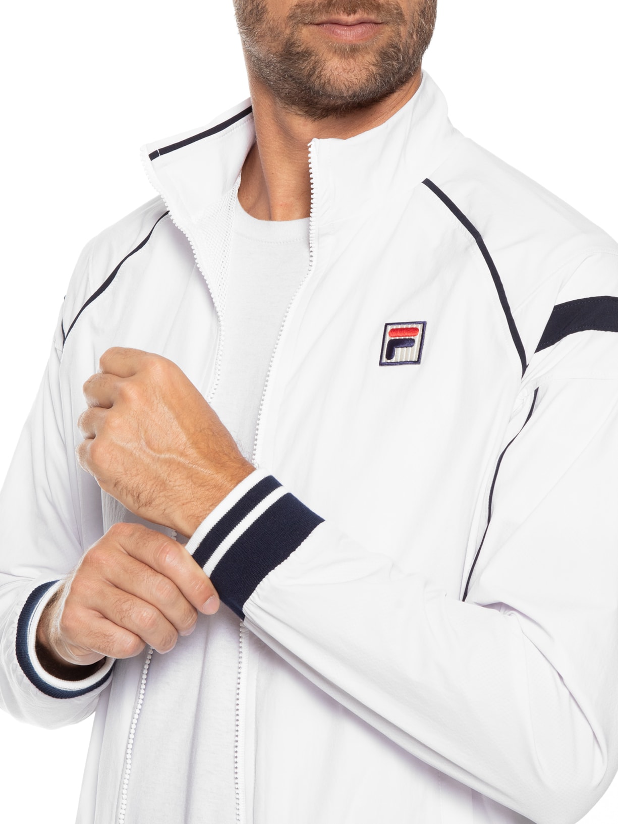 Jaqueta Masculina Tennis Club Branco Fila
