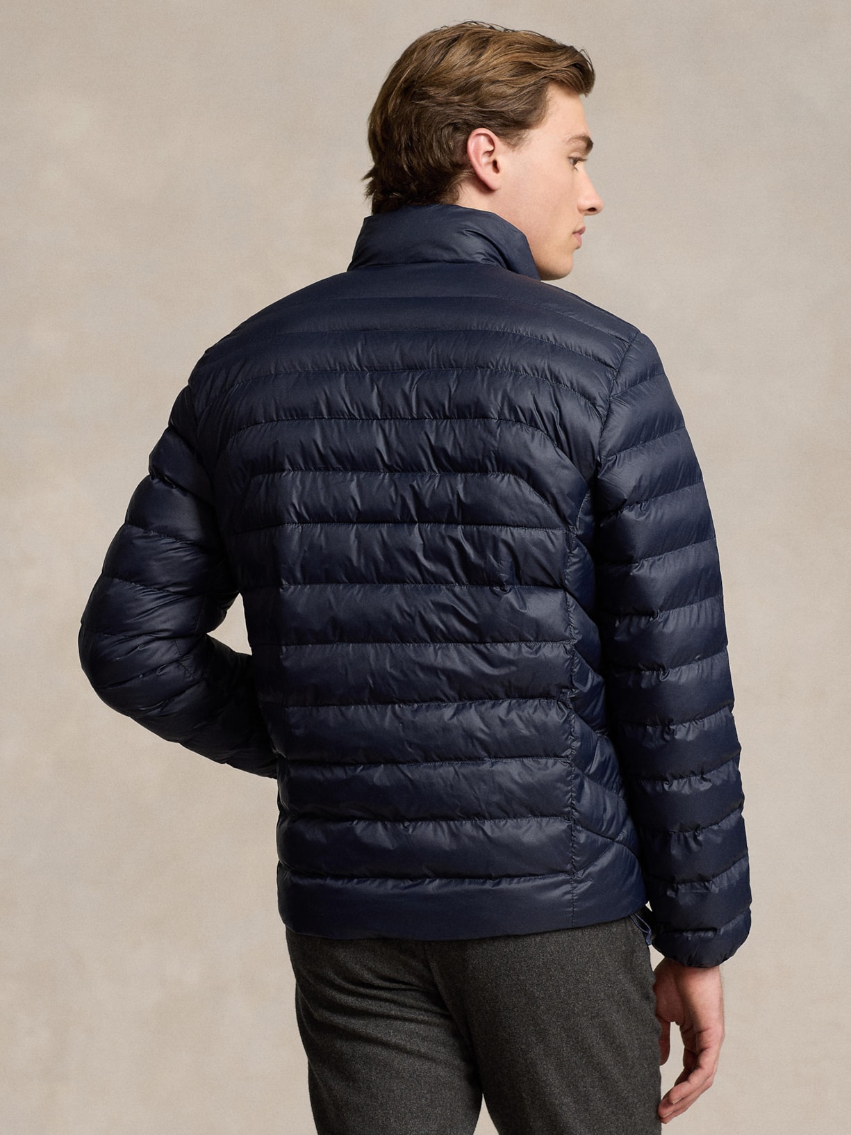 Jaqueta Masculina The Colden Packable Down Azul Polo Ralph Lauren