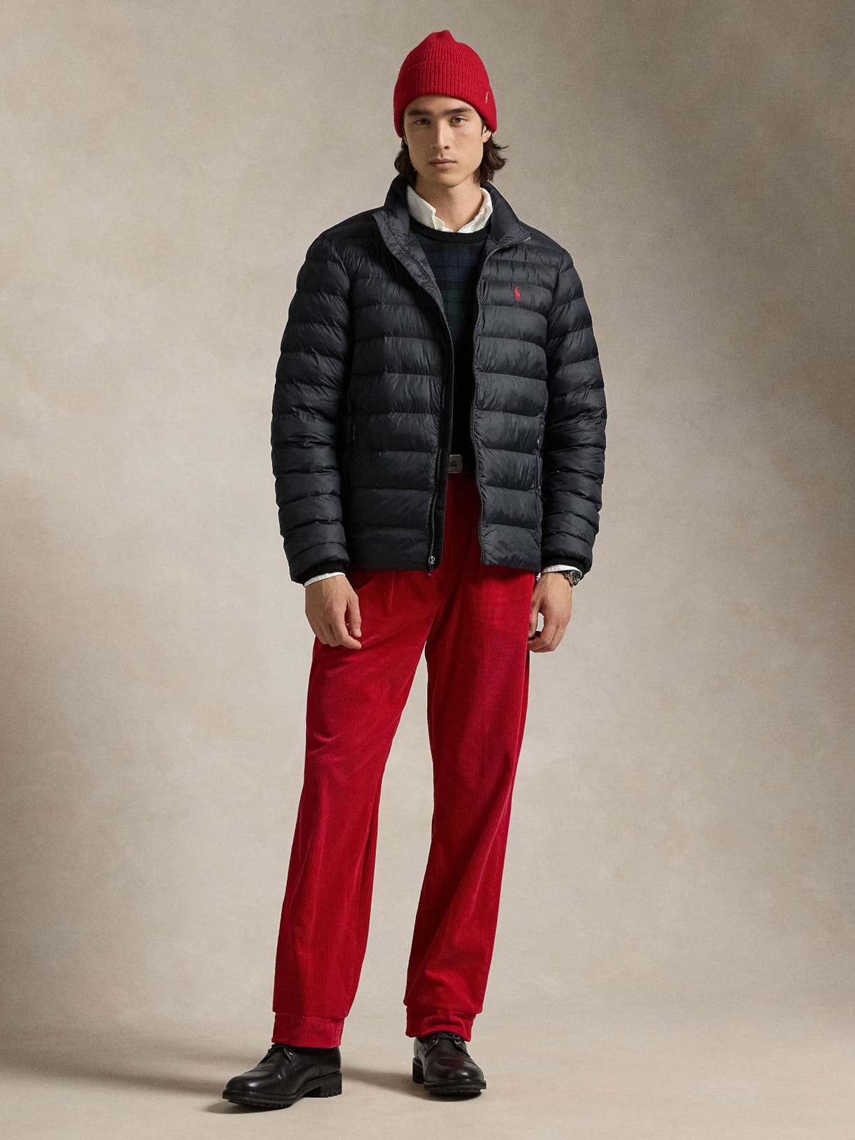 Jaqueta Masculina The Colden Packable Down Preto Polo Ralph Lauren