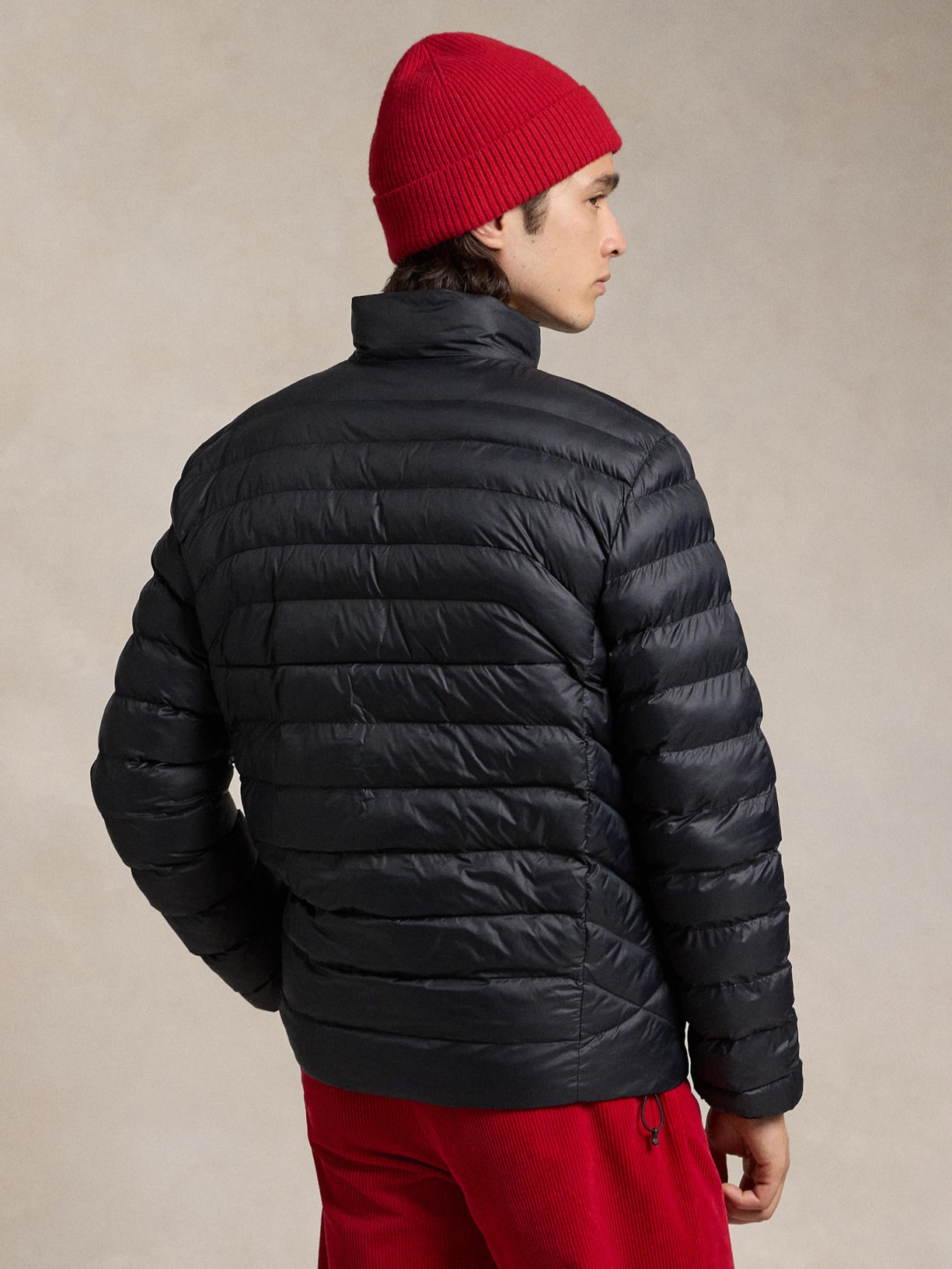 Jaqueta Masculina The Colden Packable Down Preto Polo Ralph Lauren