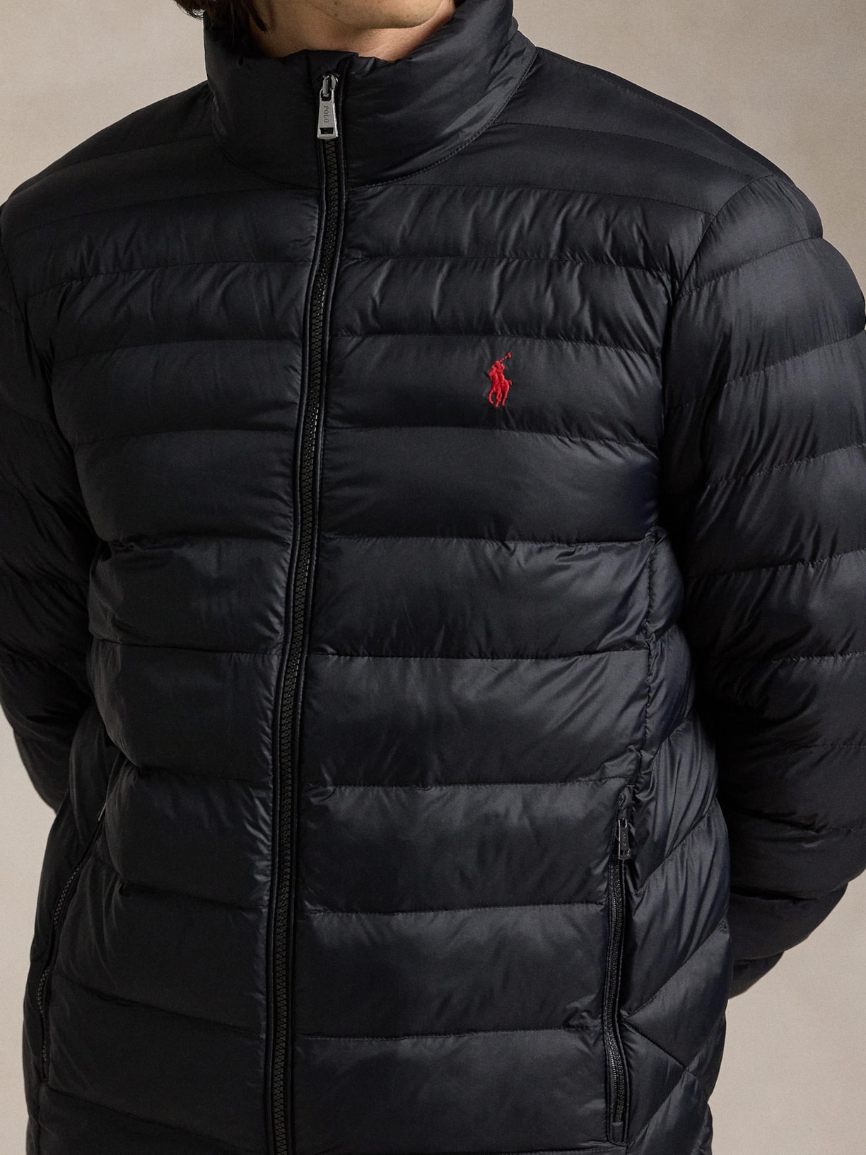 Jaqueta Masculina The Colden Packable Down Preto Polo Ralph Lauren