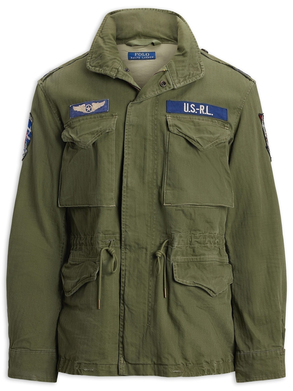 Jaqueta Masculina The Iconic Lined Field Verde Polo Ralph Lauren