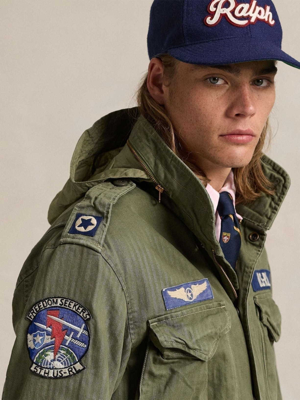 Jaqueta Masculina The Iconic Lined Field Verde Polo Ralph Lauren