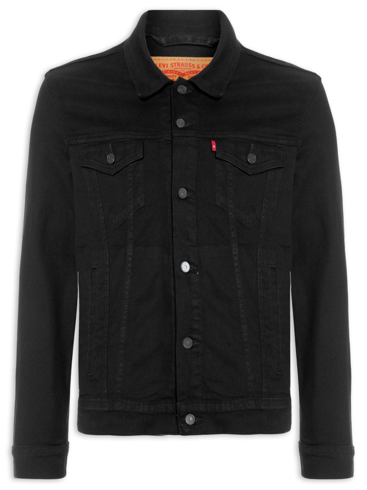 Jaqueta Masculina The Trucker - Preto