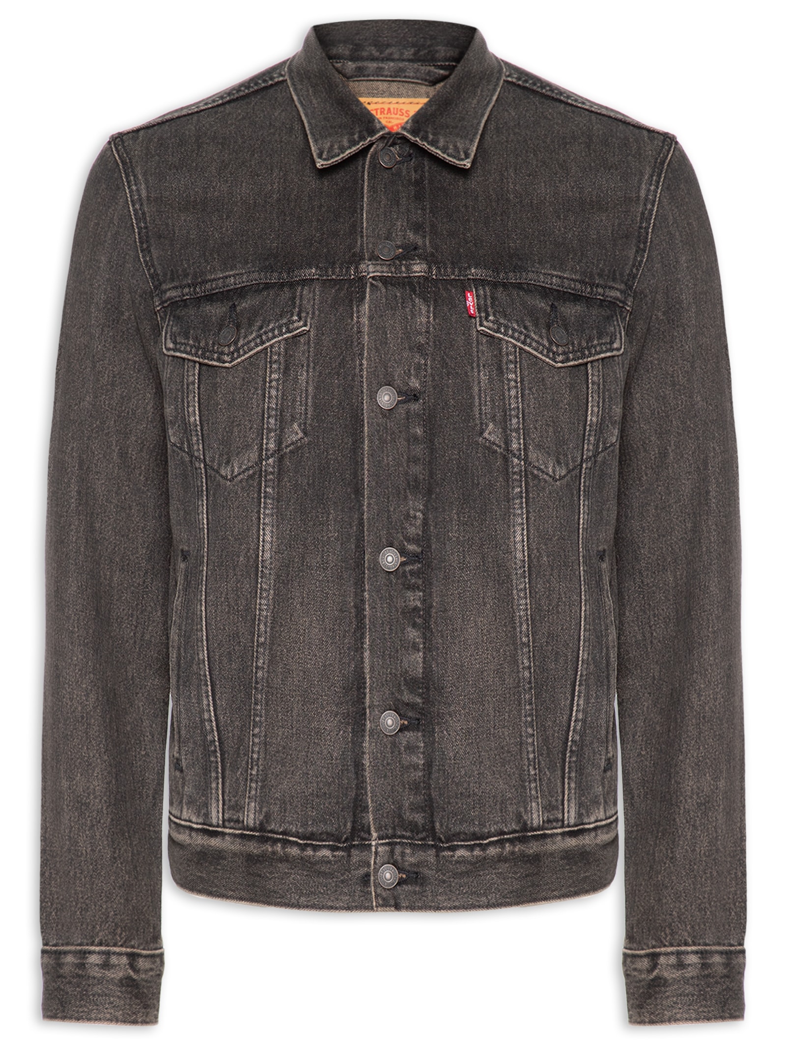 Levi's - Jaqueta Masculina The Trucker - Preto