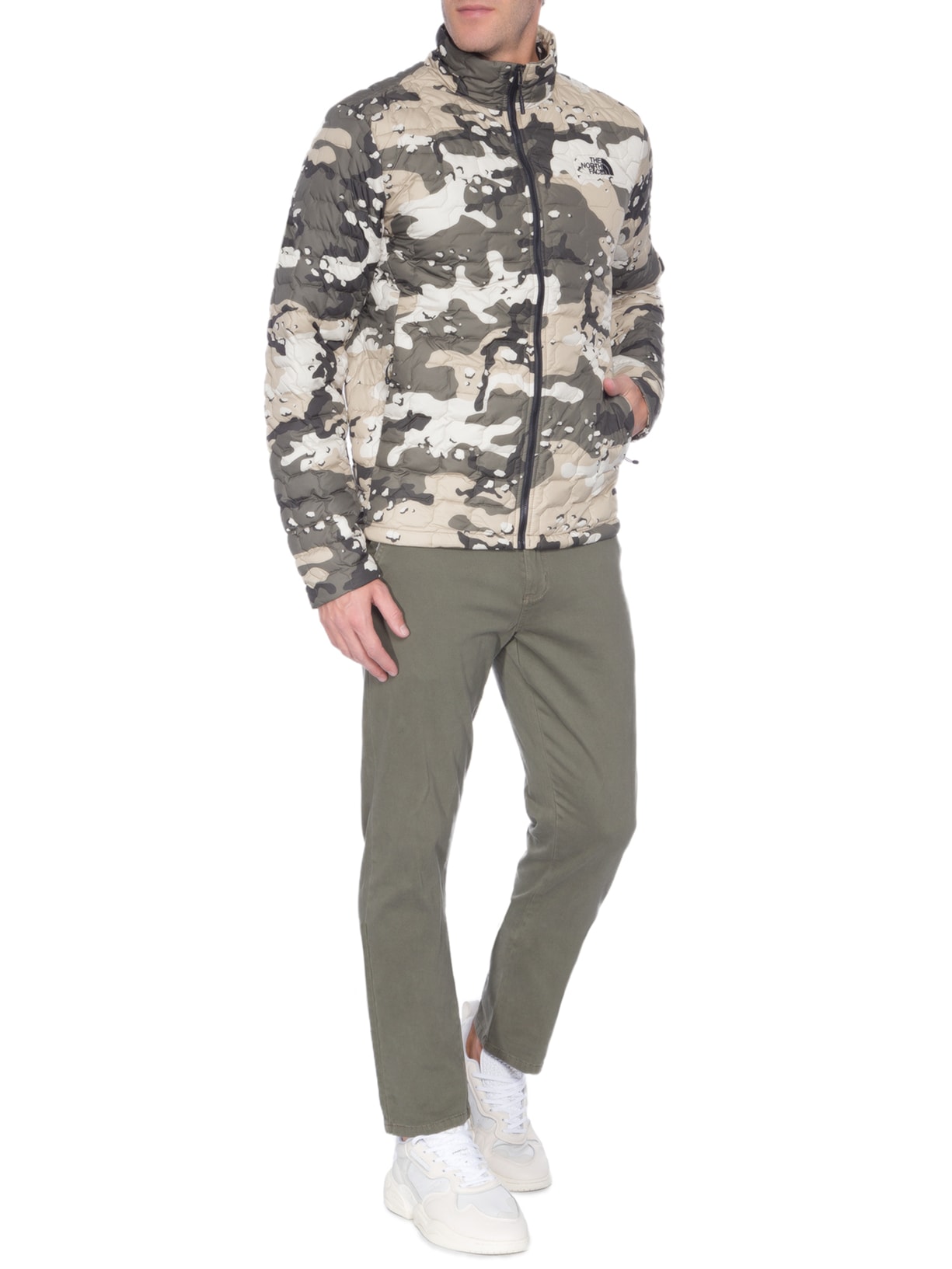 Jaqueta Masculina Thermoball Verde The North Face