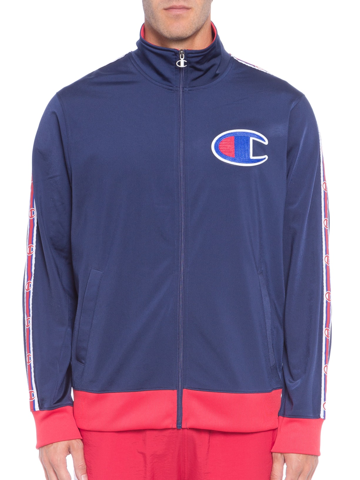 Jaqueta Masculina Track Azul Champion