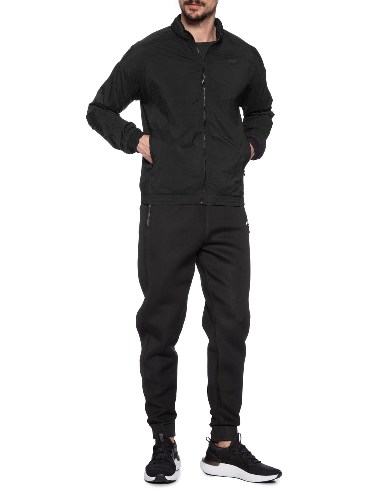 Jaqueta Masculina Trek Sportif Men Preto Live!