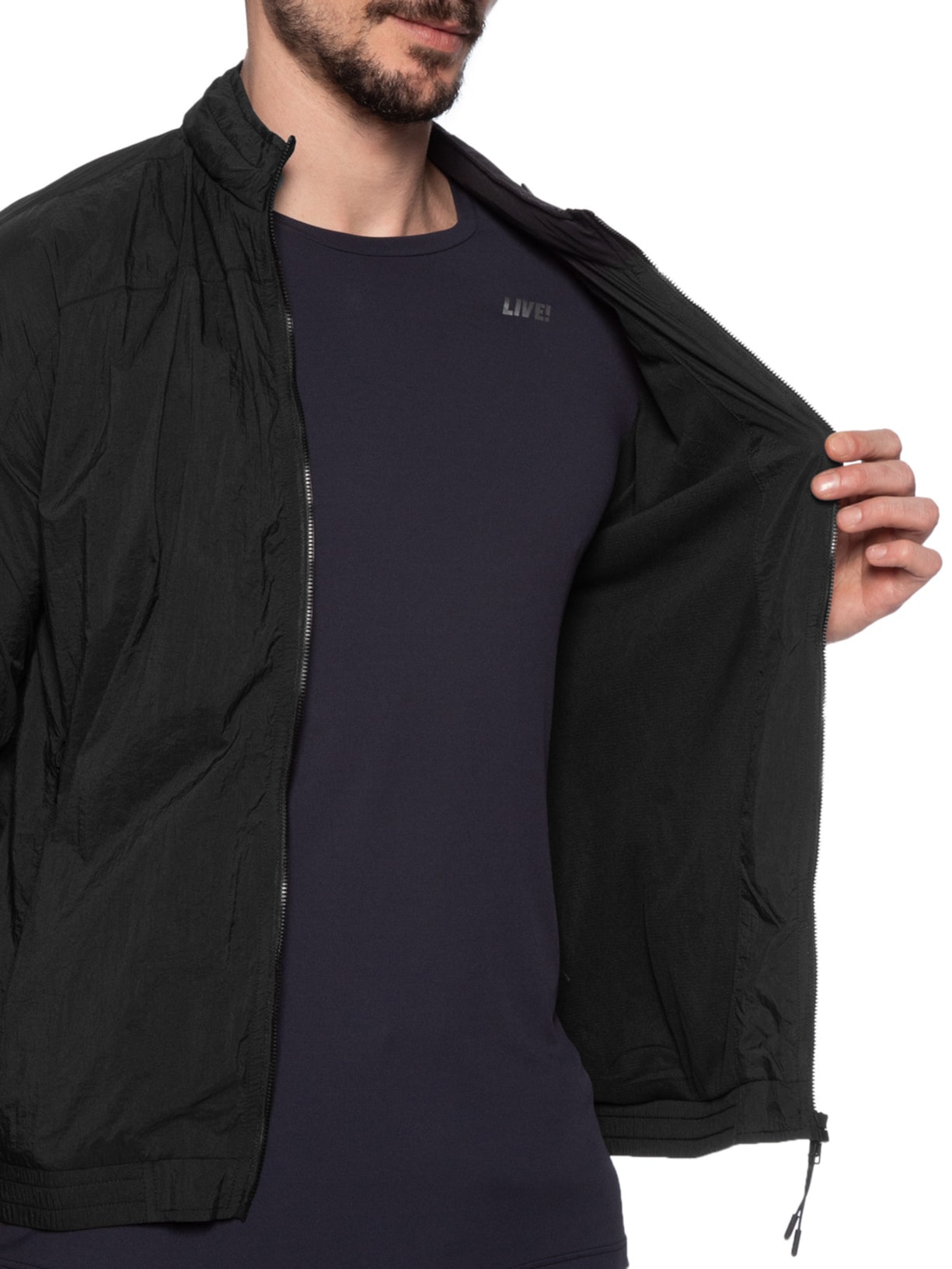 Jaqueta Masculina Trek Sportif Men Preto Live!