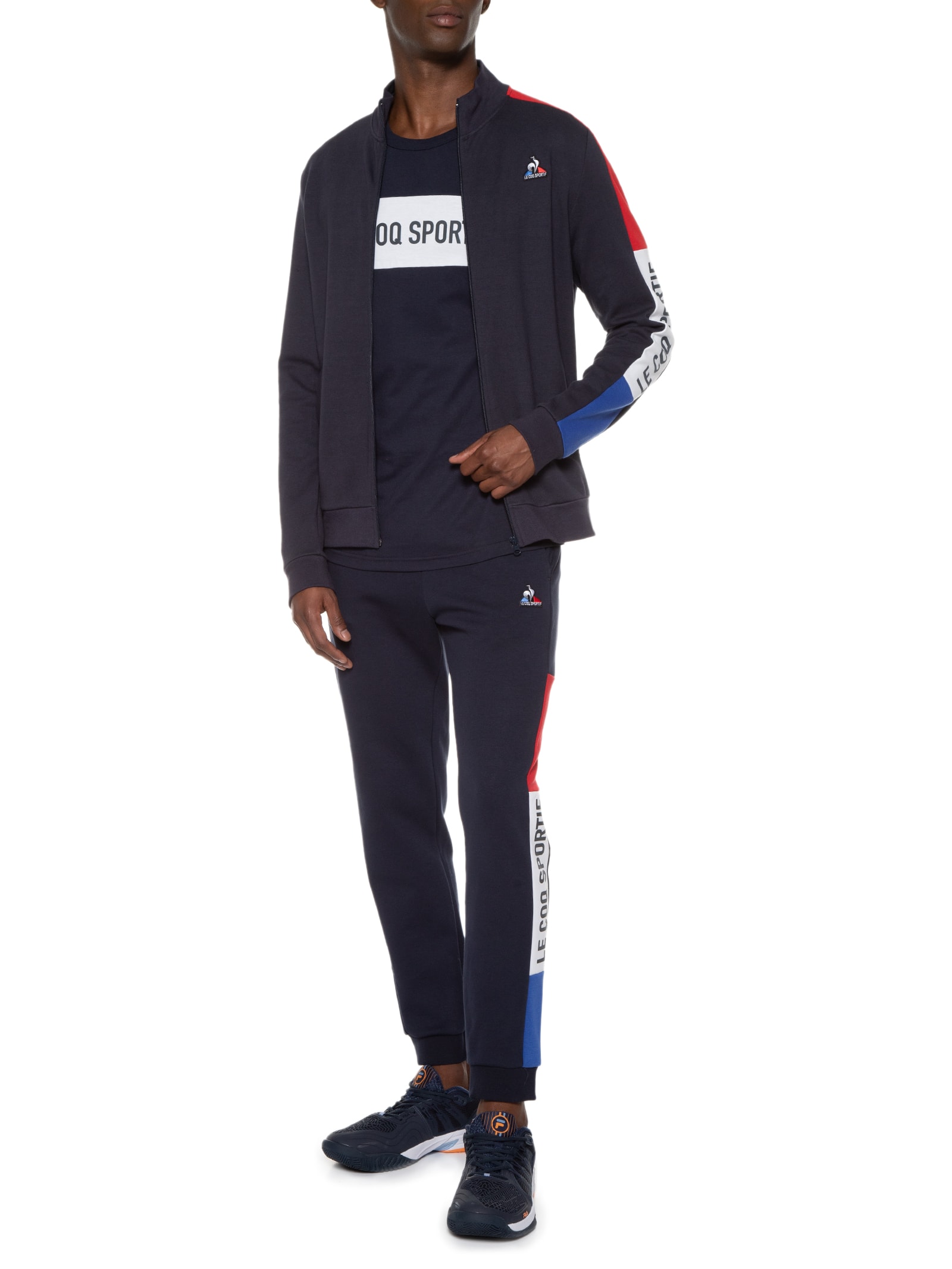 Jaqueta Masculina Tri Fz Sweat Ss Nº1 - Le Coq Sportif - Azul