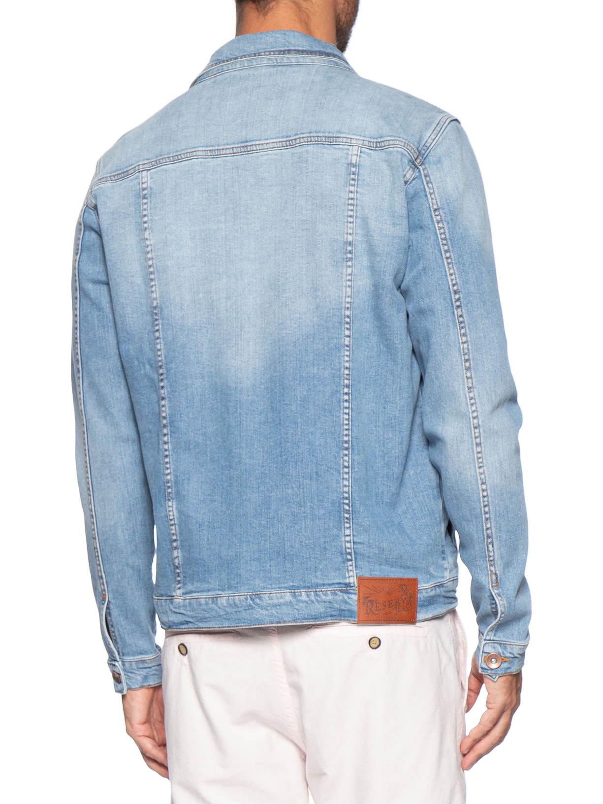 Jaqueta Masculina Trucker Jeans Max Azul Reserva