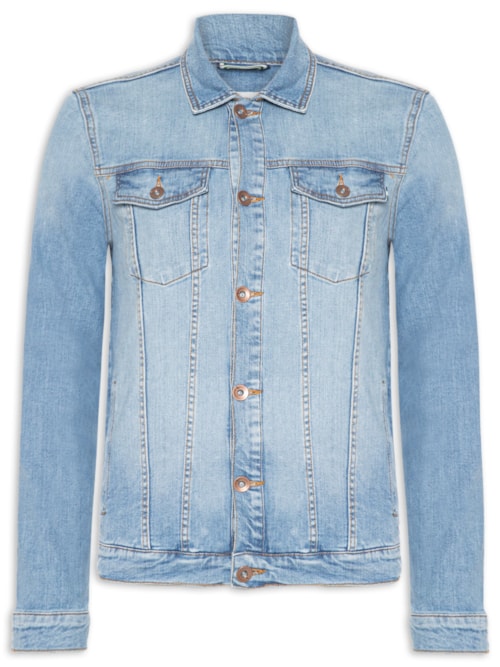 Jaqueta Masculina Trucker Jeans Max - Azul