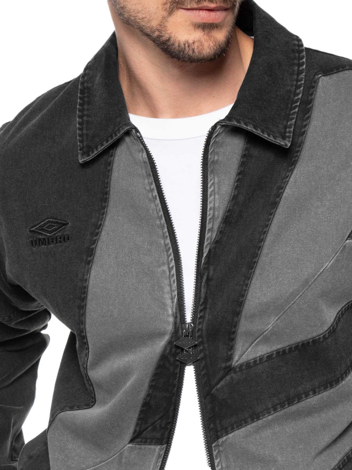 Jaqueta Masculina Washed Drill Preto Umbro