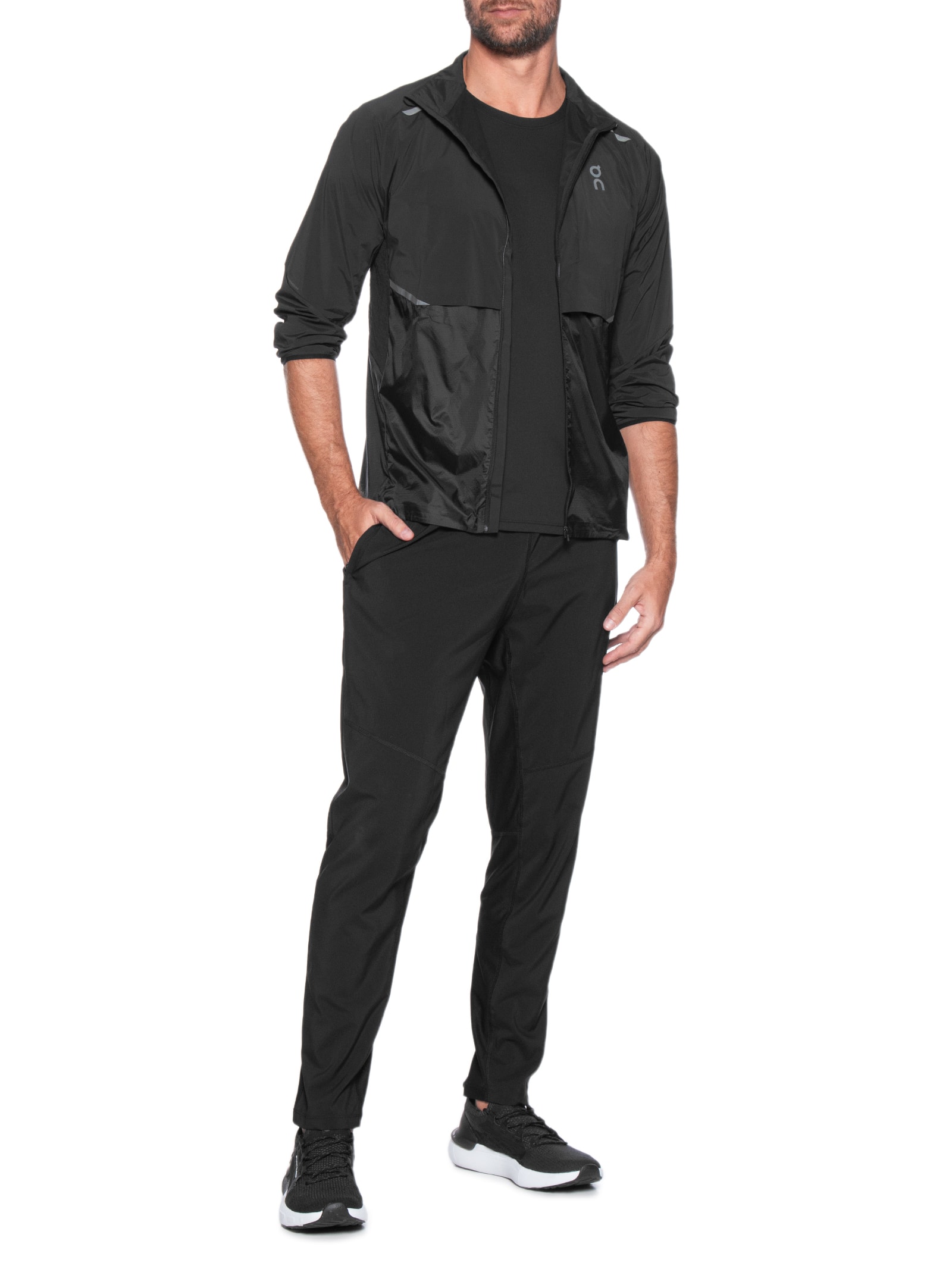 On Running - Jaqueta Masculina Weather - Preto On Running - Jaqueta Masculina Weather - Preto