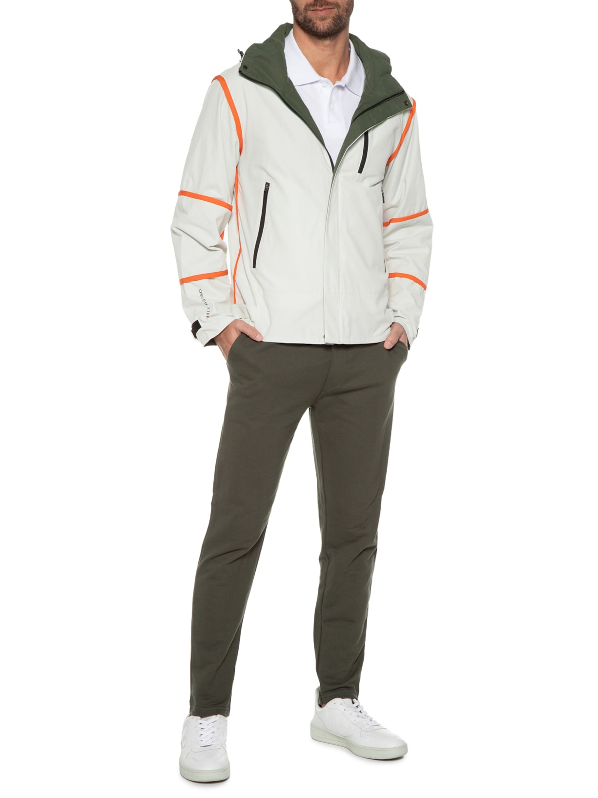 Jaqueta Masculina Wide Fit Trkk Off White Osklen