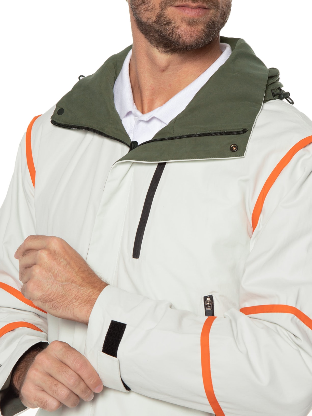 Jaqueta Masculina Wide Fit Trkk Off White Osklen