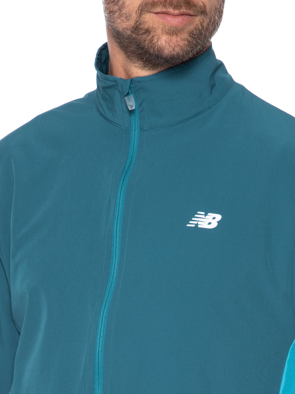 Jaqueta Masculina Windbreak Fast Days Azul New Balance