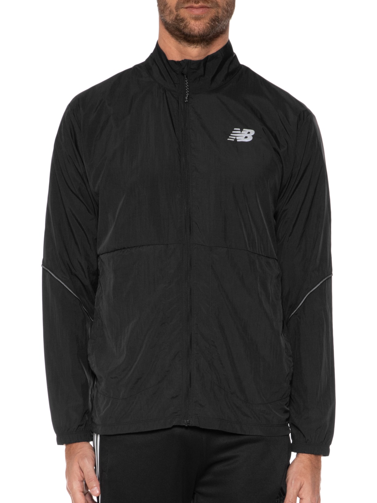 Jaqueta Masculina Windbreak Impact Run Preto New Balance